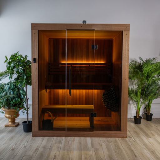 Leisurecraft CT Element Loft 3-Person Traditional Indoor Sauna