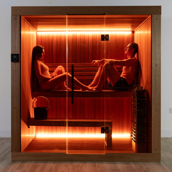Leisurecraft CT Element Studio 4-Person Person Traditional Indoor Sauna