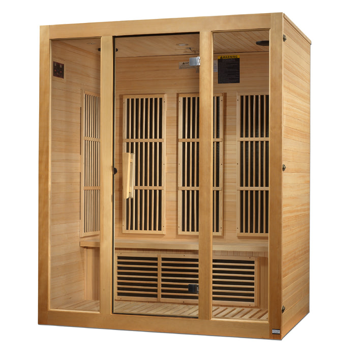 Maxxus Bellevue 3-Person Low EMF FAR Infrared Sauna 4