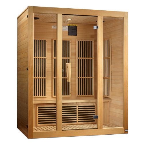 Maxxus Bellevue 3-Person Near Zero EMF FAR Infrared Sauna 1