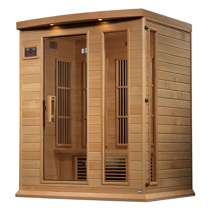 Maxxus 3-Person Near Zero EMF FAR Infrared Sauna 5