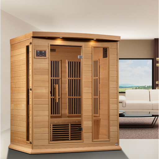 Maxxus 3-Person Near Zero EMF FAR Infrared Sauna 2