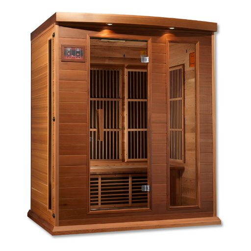 Maxxus Red Cedar 3-Person Low EMF FAR Infrared Sauna 3