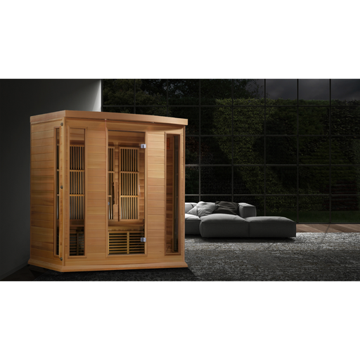 Maxxus Red Cedar 4-Person Low EMF FAR Infrared Sauna 2