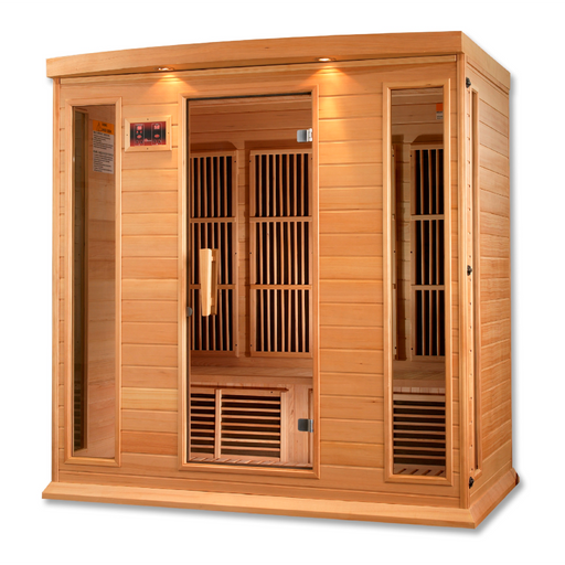 Maxxus 4-Person Low EMF FAR Infrared Sauna | MX-K406-01