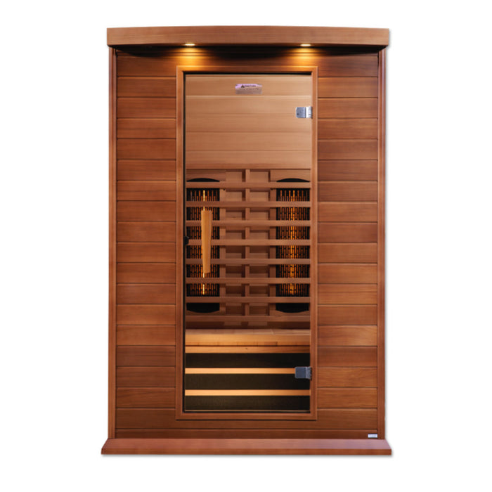 Maxxus Red Cedar 2-Person Full Spectrum Near Zero EMF FAR Infrared Sauna 1