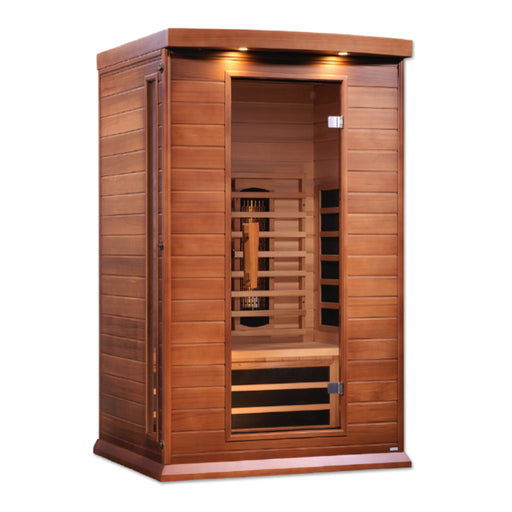 Maxxus Red Cedar 2-Person Full Spectrum Near Zero EMF FAR Infrared Sauna 3