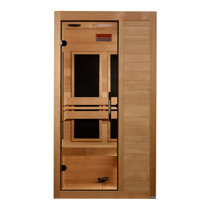 Maxxus S-Line 1-Person Ultra Low EMF Far Infrared Sauna | MX-S106-01 -ULEMF