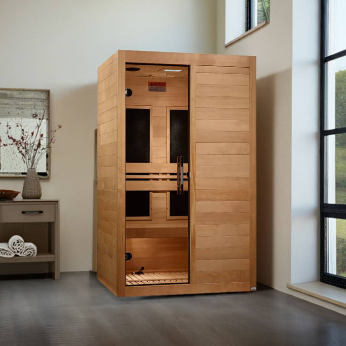 Maxxus S-Line 2-Person Ultra Low EMF Far Infrared Sauna | MX-S206-01 -ULEMF