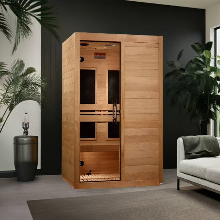 Maxxus S-Line 2-Person Ultra Low EMF Far Infrared Sauna | MX-S206-01 -ULEMF