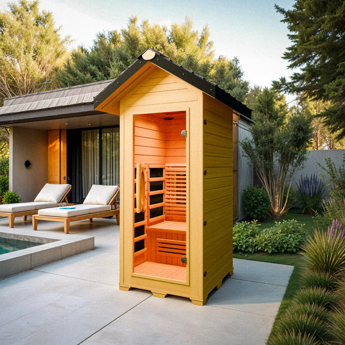 Medical Nature 4 1-Person Full Spectrum Infrared Sauna | nature4g3p