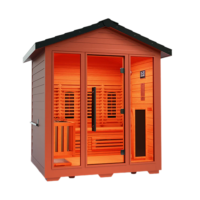 Medical Nature 7 3-4 Person Outdoor Hybrid Sauna | nature7g4p