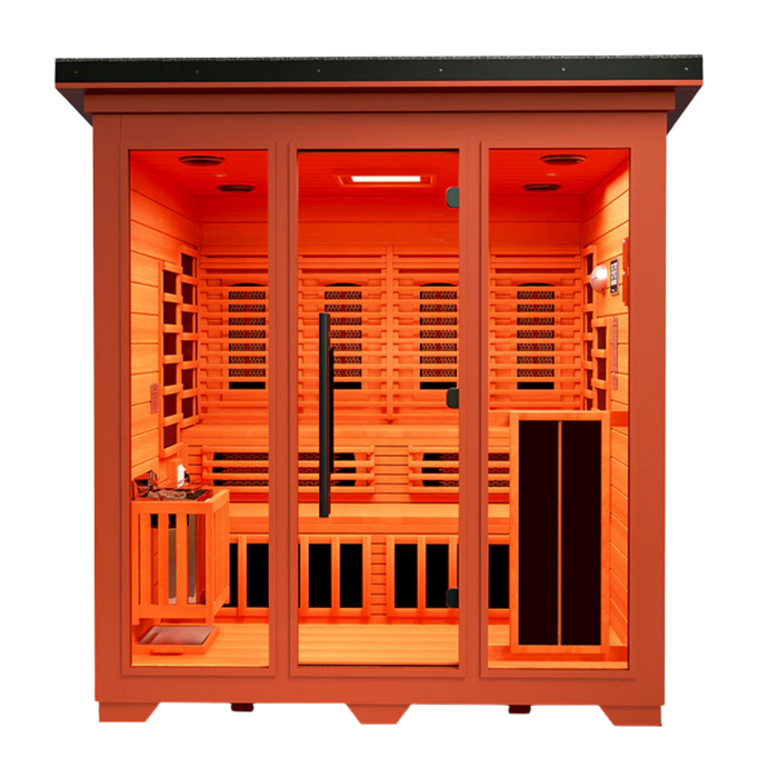 Medical Nature 8 6-Person Outdoor Hybrid Sauna | nature8g5p