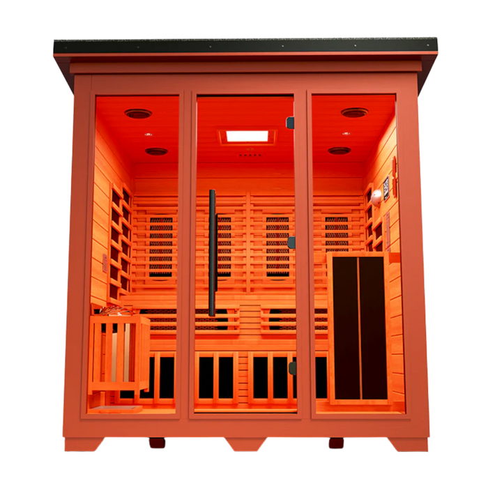 Medical Nature 8 6-Person Outdoor Hybrid Sauna | nature8g5p