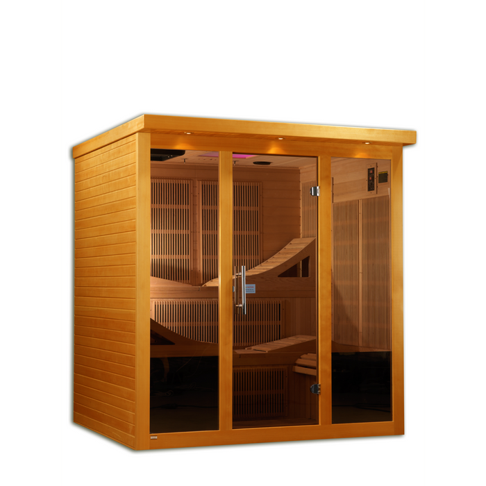 Dynamic Monaco 6-person Ultra Low EMF FAR Infrared Sauna 1