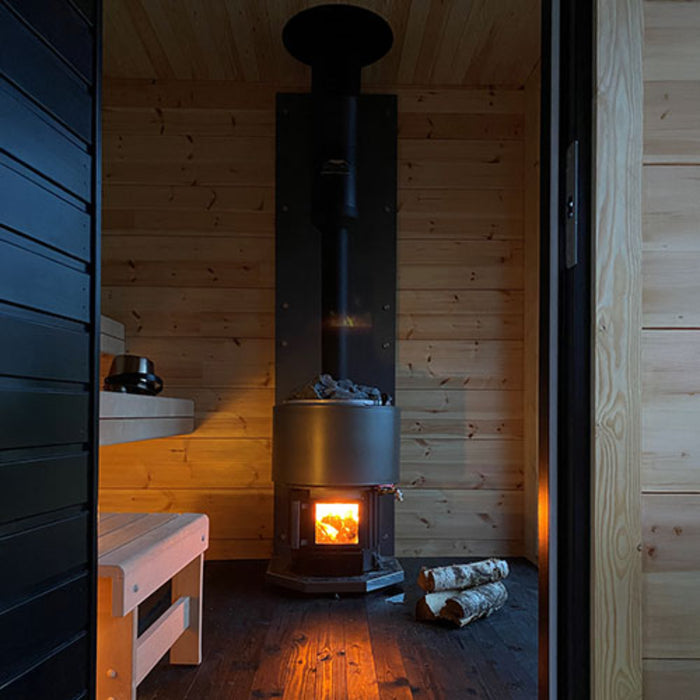 Narvi Luosto VS Wood Burning Sauna Stove with Water Tank