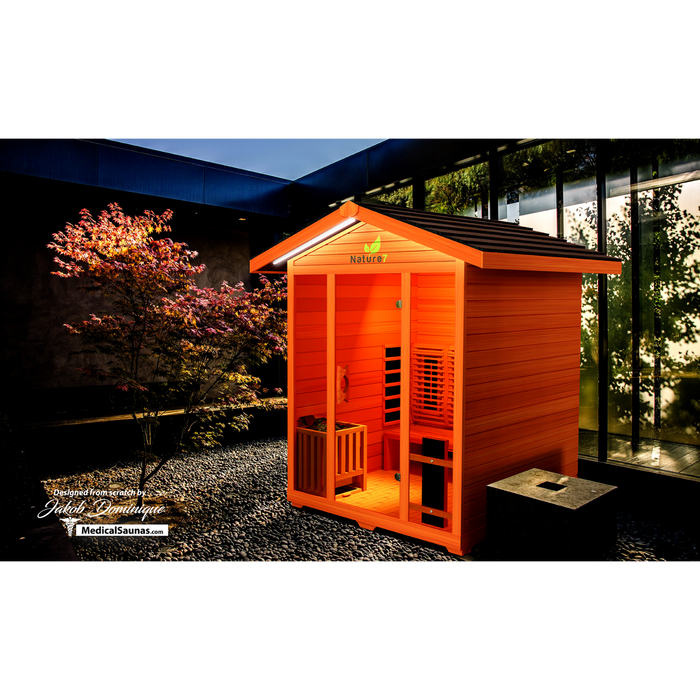 Medical Nature 7 V2 Outdoor Hybrid Sauna 3