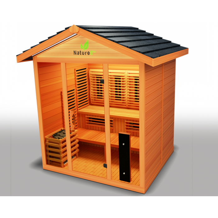 Medical Nature 8 V2 Outdoor Hybrid Sauna 10