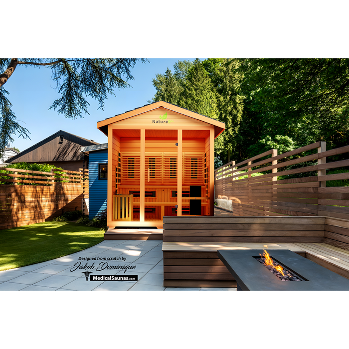 Medical Nature 9 Outdoor Hybrid Sauna 5