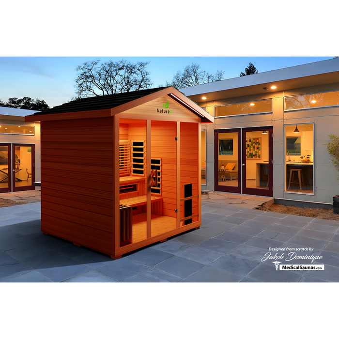 Medical Nature 9 Outdoor Hybrid Sauna 6