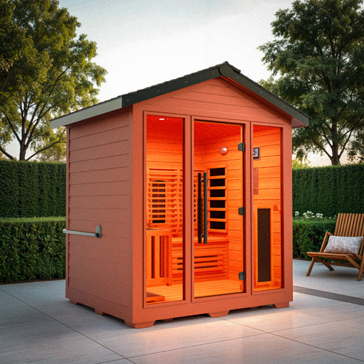 Medical Nature 7 3-4 Person Outdoor Hybrid Sauna | nature7g4p