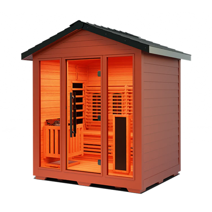 Medical Nature 7 3-4 Person Outdoor Hybrid Sauna | nature7g4p