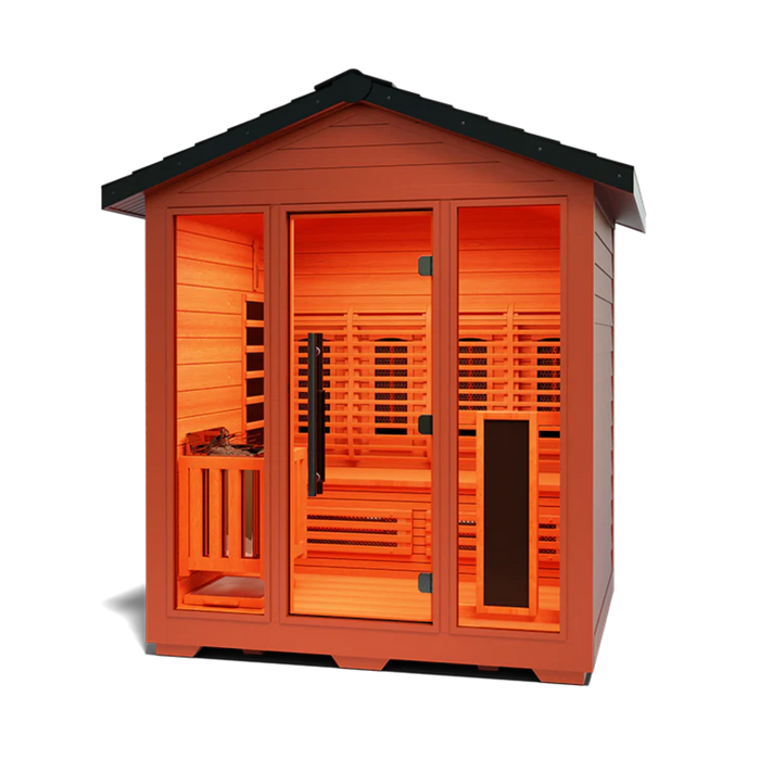 Medical Nature 7 3-4 Person Outdoor Hybrid Sauna | nature7g4p