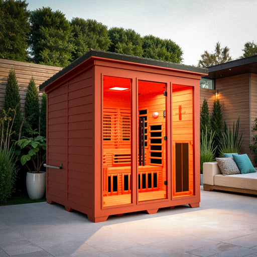 Medical Nature 8 6-Person Outdoor Hybrid Sauna | nature8g5p