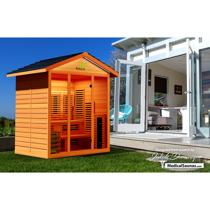 Medical Nature 8 V2 Outdoor Hybrid Sauna 3