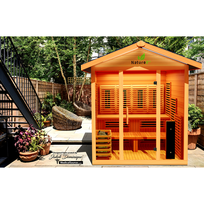 Medical Nature 8 V2 Outdoor Hybrid Sauna 4