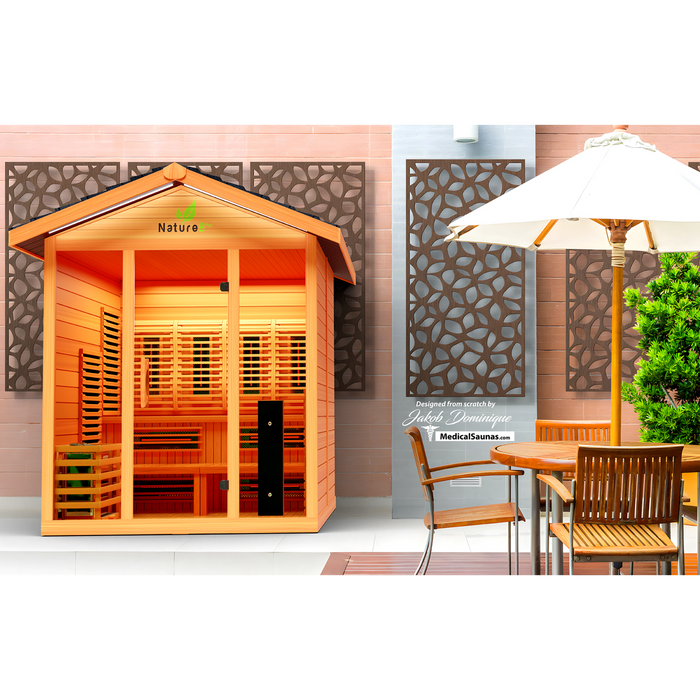 Medical Nature 8 V2 Outdoor Hybrid Sauna 7