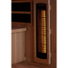 Golden Designs 2-Person Full Spectrum PureTech™ Near Zero EMF FAR Infrared Sauna with Himalayan Salt Bar 7