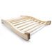 PROSAUNAS S-Shaped Ergonomic Backrest - Pine