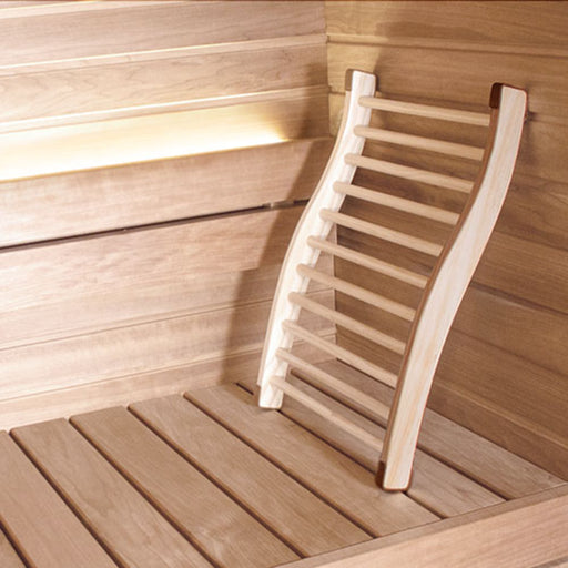 PROSAUNAS S-Shaped Ergonomic Backrest - Pine