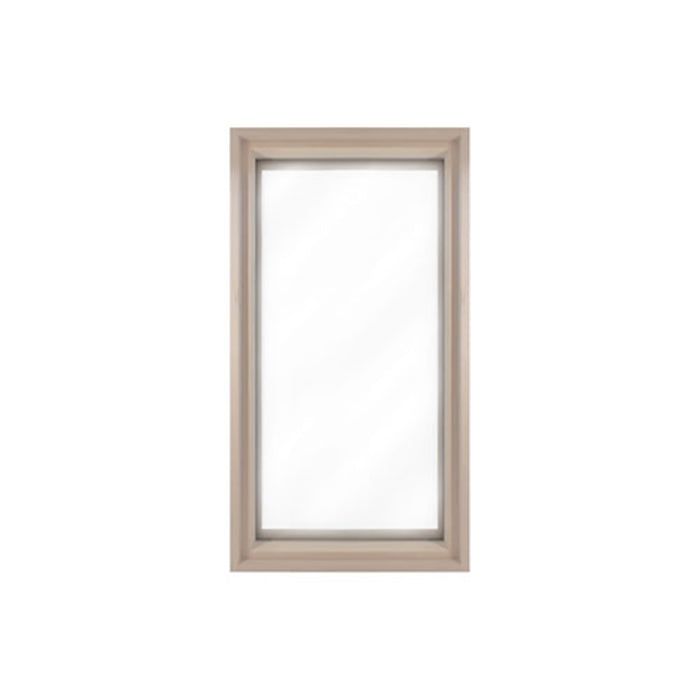 ProSaunas Hemlock Framed Sauna Window — 16" x 30" Dual Pane Tempered Glass