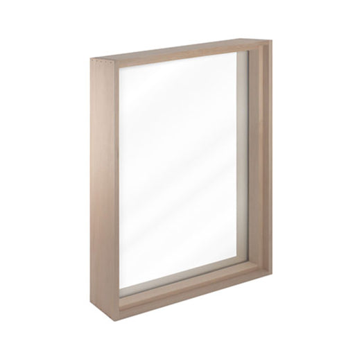 ProSaunas Hemlock Framed Sauna Window — 24" x 36" Dual Pane Clear Glass