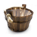 ProSaunas 1-Gal Spruce Sauna Bucket with Rope Handle and Ladle