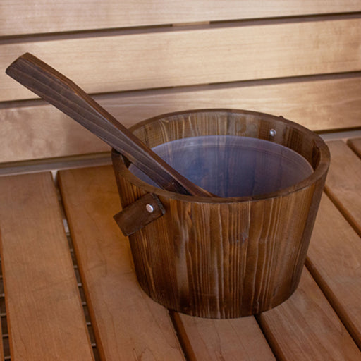 ProSaunas 1-Gal Spruce Sauna Pail with Ladle
