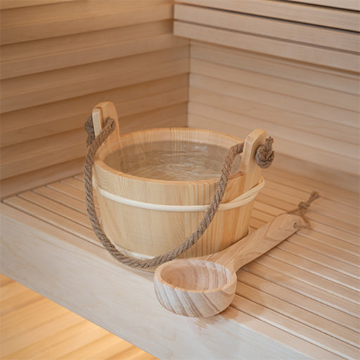 ProSaunas 4L Sauna Bucket & Ladle - Pine