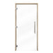 ProSaunas Aspen ADA Prehung Sauna Door — 36" × 81" Clear Tempered Glass