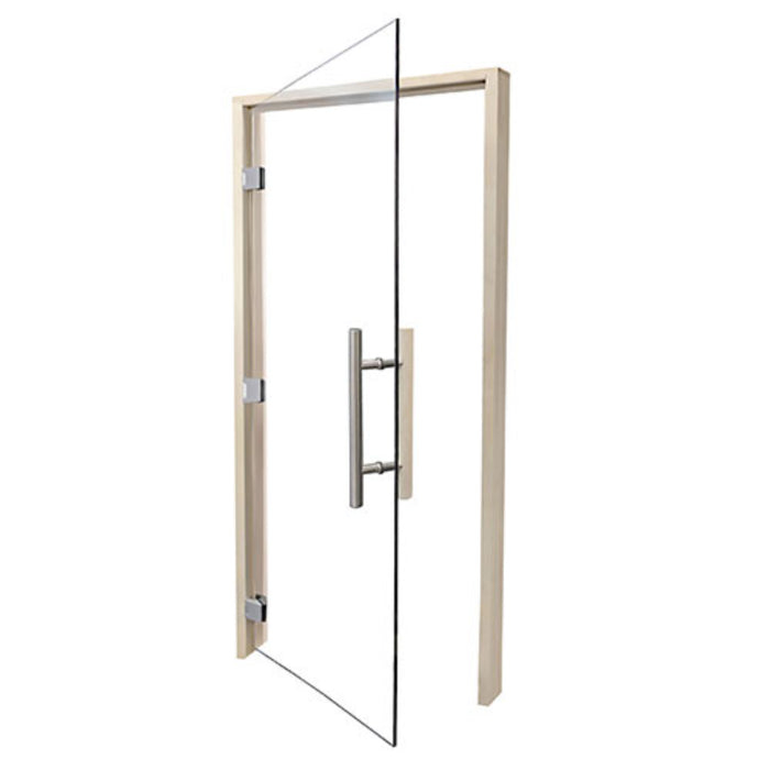 ProSaunas Aspen ADA Prehung Sauna Door — 36" × 81" Clear Tempered Glass