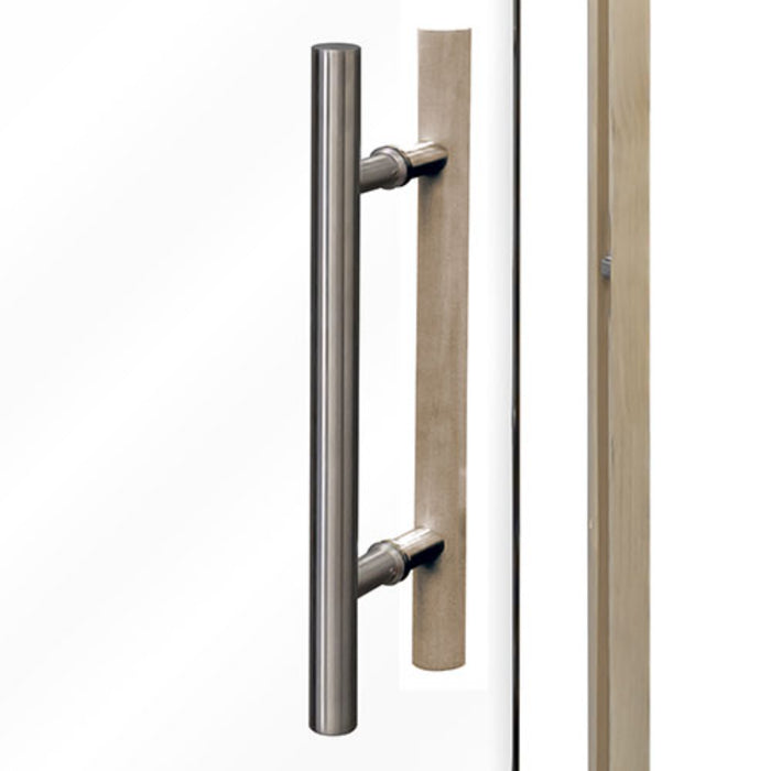 ProSaunas Aspen ADA Prehung Sauna Door — 36" × 81" Clear Tempered Glass