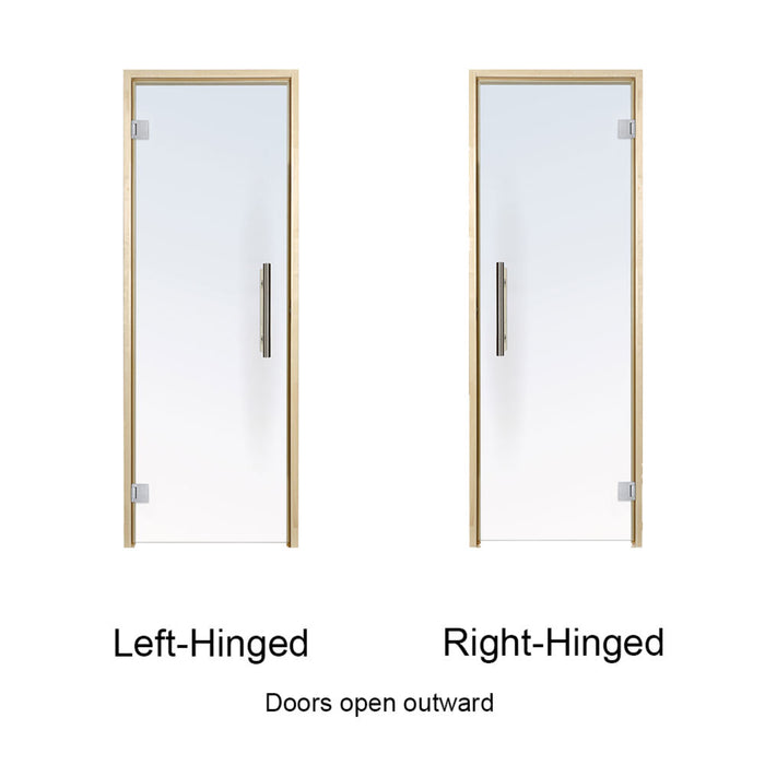 ProSaunas Aspen ADA Prehung Sauna Door — 36" × 81" Tinted Tempered Glass