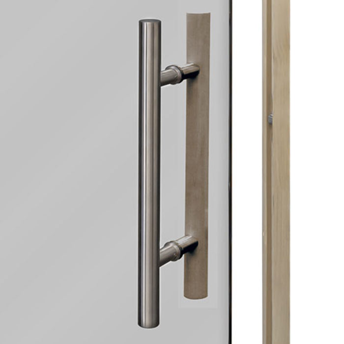 ProSaunas Aspen Prehung Sauna Door — 24" × 73" Tinted Tempered Glass