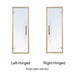 ProSaunas Aspen Prehung Sauna Door — 24" × 73" Tinted Tempered Glass