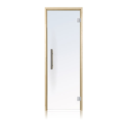ProSaunas Aspen Prehung Sauna Door — 24" × 81" Clear Tempered Glass
