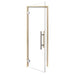 ProSaunas Aspen Prehung Sauna Door — 24" × 81" Clear Tempered Glass