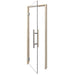 ProSaunas Aspen Prehung Sauna Door — 24" × 81" Clear Tempered Glass