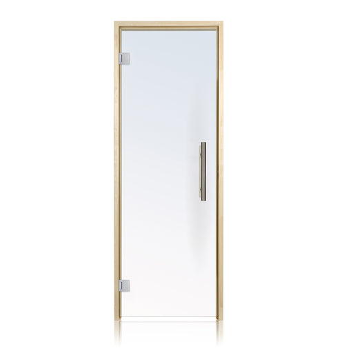 ProSaunas Aspen Prehung Sauna Door — 24" × 81" Clear Tempered Glass