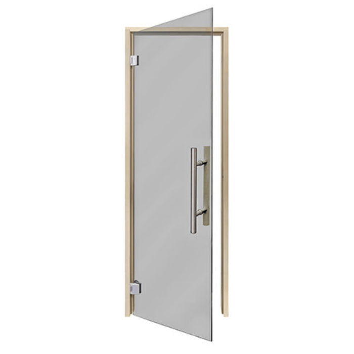 ProSaunas Aspen Prehung Sauna Door — 24" × 81" Tinted Tempered Glass